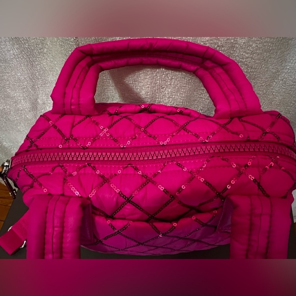 MZ Wallace Small Sutton Deluxe in Pink Sequin, excellent condition - Picture 5 of 11